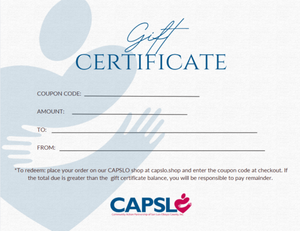 Gift Certificate